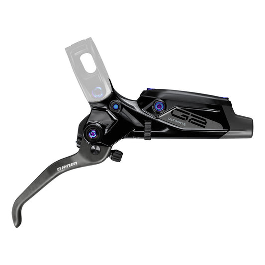 SRAM G2 Ultimate Complete Lever (A2) Negro Brillante Rainbow Hardware #11.5018.052.011