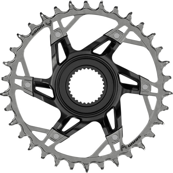 Plato de 12 velocidades SRAM XX T-Type para Bosch E-MTB Gen4/Gen5 Direct Mount de aluminio negro