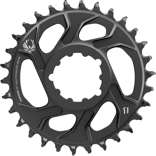 SRAM X-SYNC 2 EAGLE 12V Direct Mount Offset 4mm Mono plato Negro