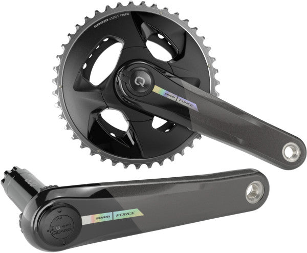 Juego de bielas de doble plato de 12 velocidades con potenciómetro SRAM QUARQ FORCE AXS WIDE MY24 94 BCD