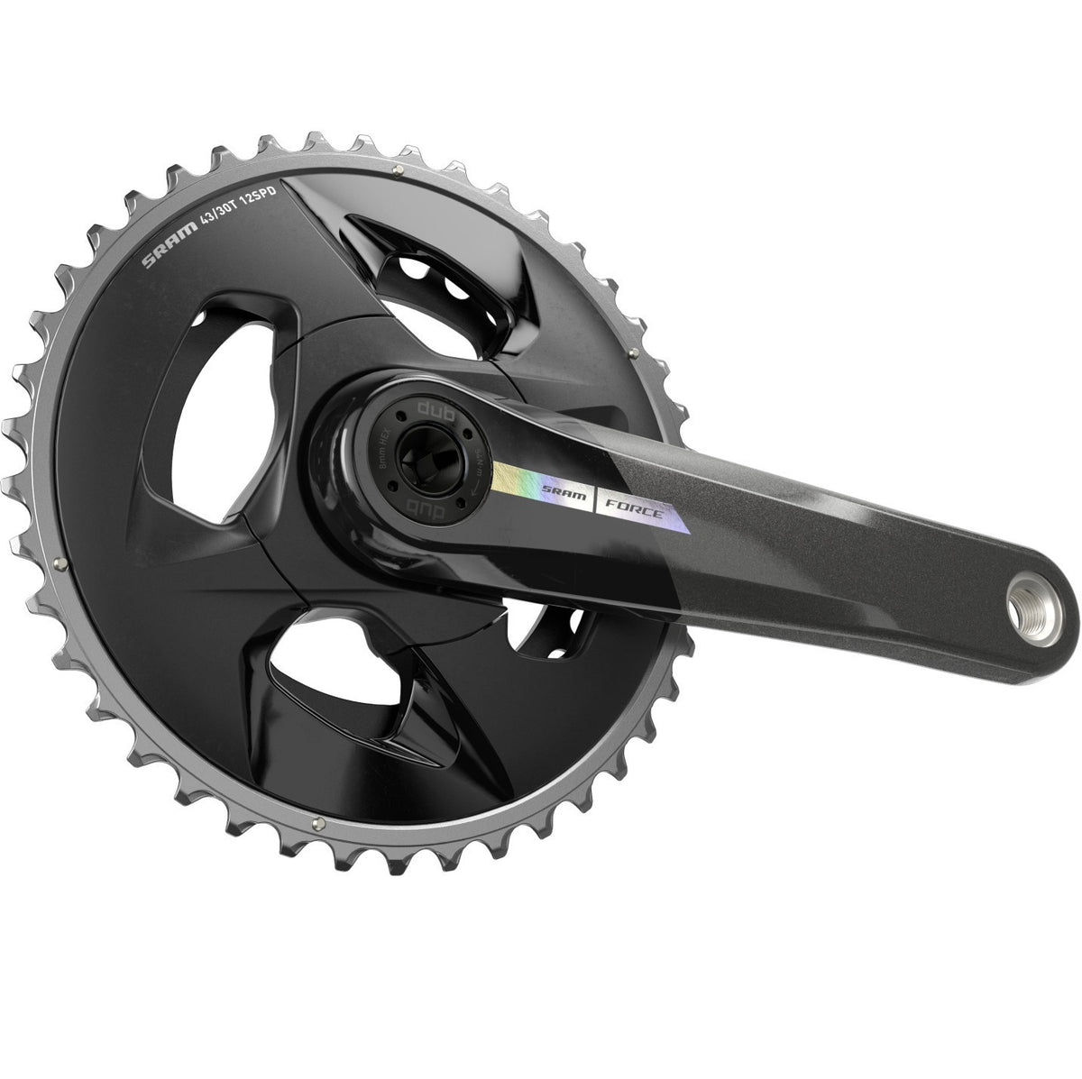 Juego de bielas de 12 velocidades SRAM FORCE AXS WIDE MY24 de doble plato y BCD 94