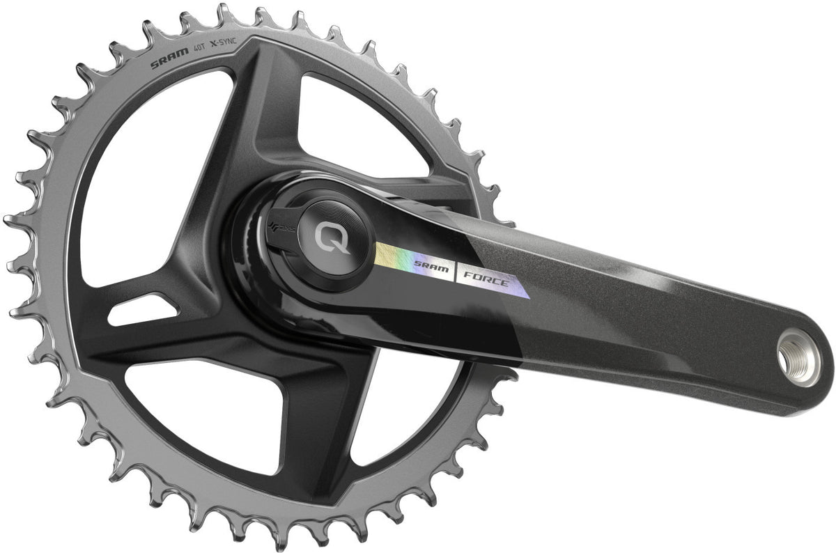 Juego de bielas monoplato de 12 velocidades con potenciómetro SRAM QUARQ FORCE AXS MY24