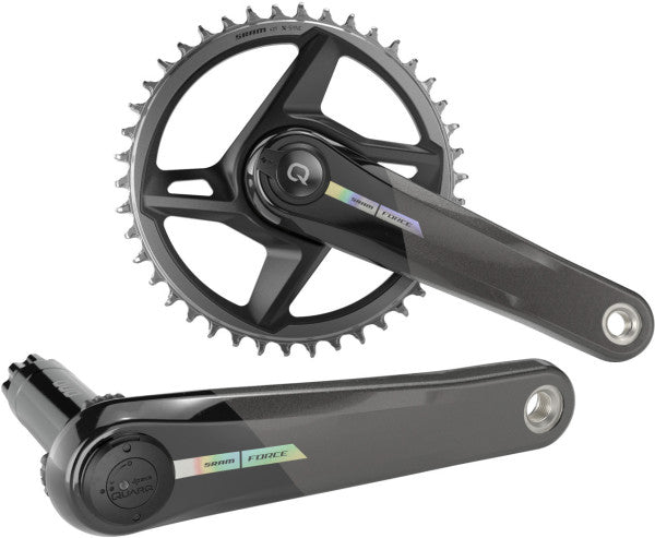 Juego de bielas monoplato de 12 velocidades con potenciómetro SRAM QUARQ FORCE AXS WIDE MY24 Direct Mount