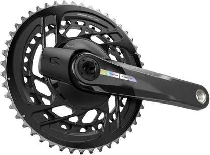 Juego de bielas de doble plato de 12 velocidades con potenciómetro SRAM QUARQ FORCE AXS MY24