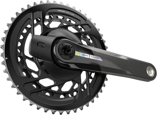 Juego de bielas de doble plato de 12 velocidades con potenciómetro SRAM QUARQ FORCE AXS MY24