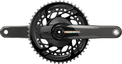 Juego de bielas de doble plato de 12 velocidades con potenciómetro SRAM QUARQ FORCE AXS MY24
