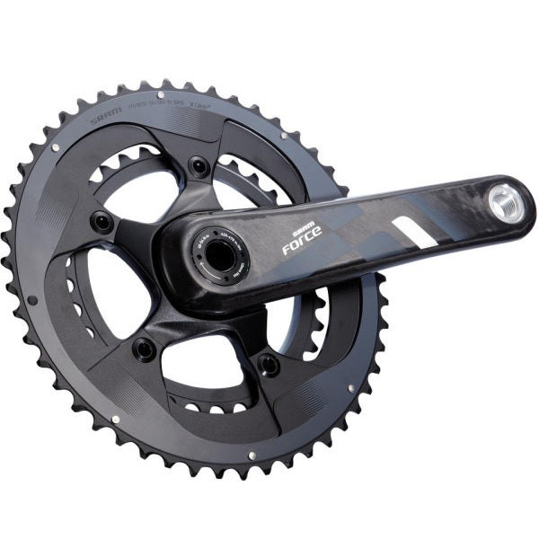 Juego de bielas de 11 velocidades SRAM FORCE 22 BB30 de doble plato y BCD 110