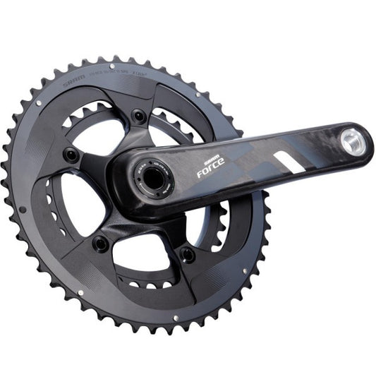Juego de bielas de 11 velocidades SRAM FORCE 22 BB30 de doble plato y BCD 110