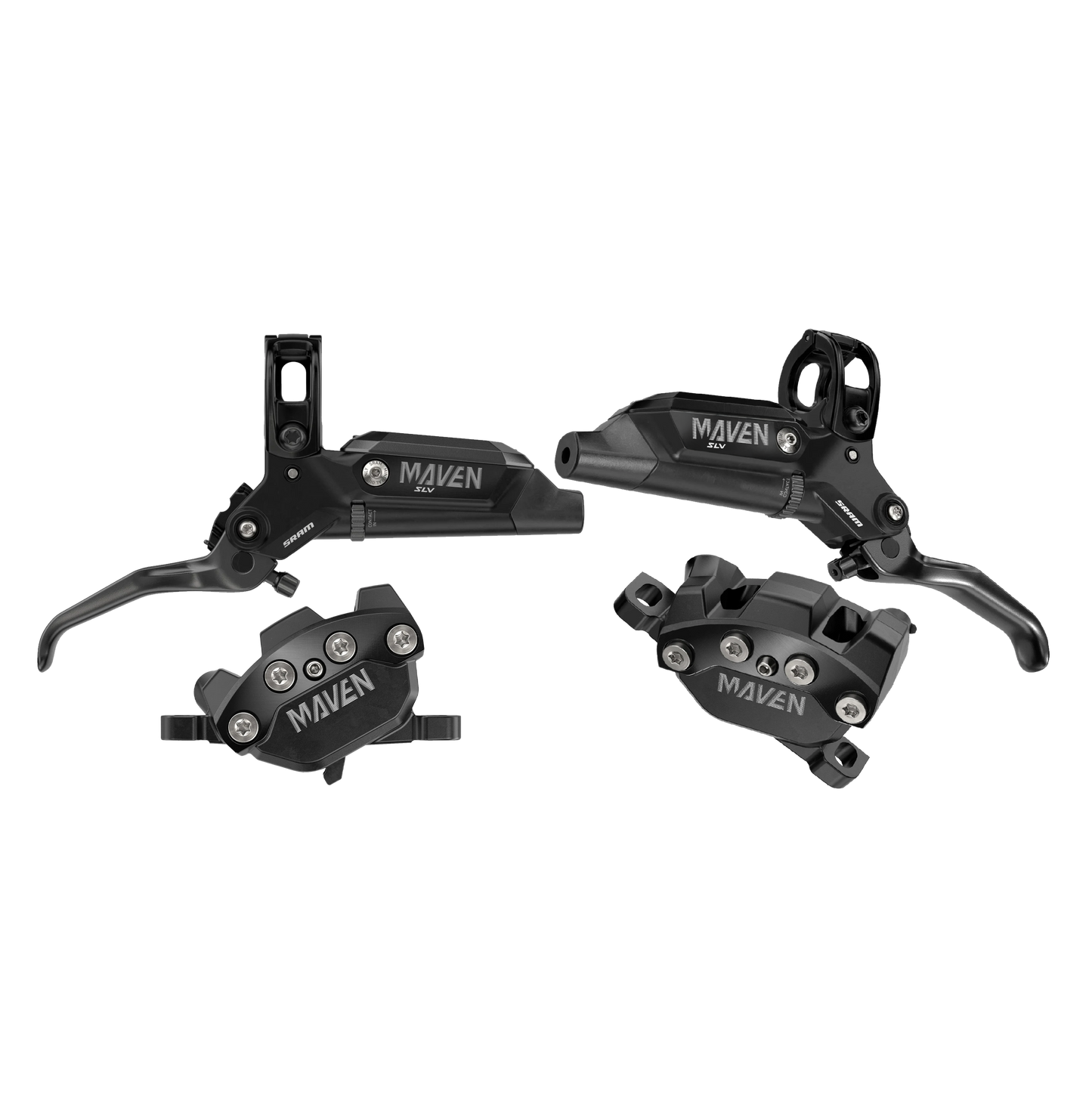 Par de Frenos SRAM MAVEN SILVER Negro