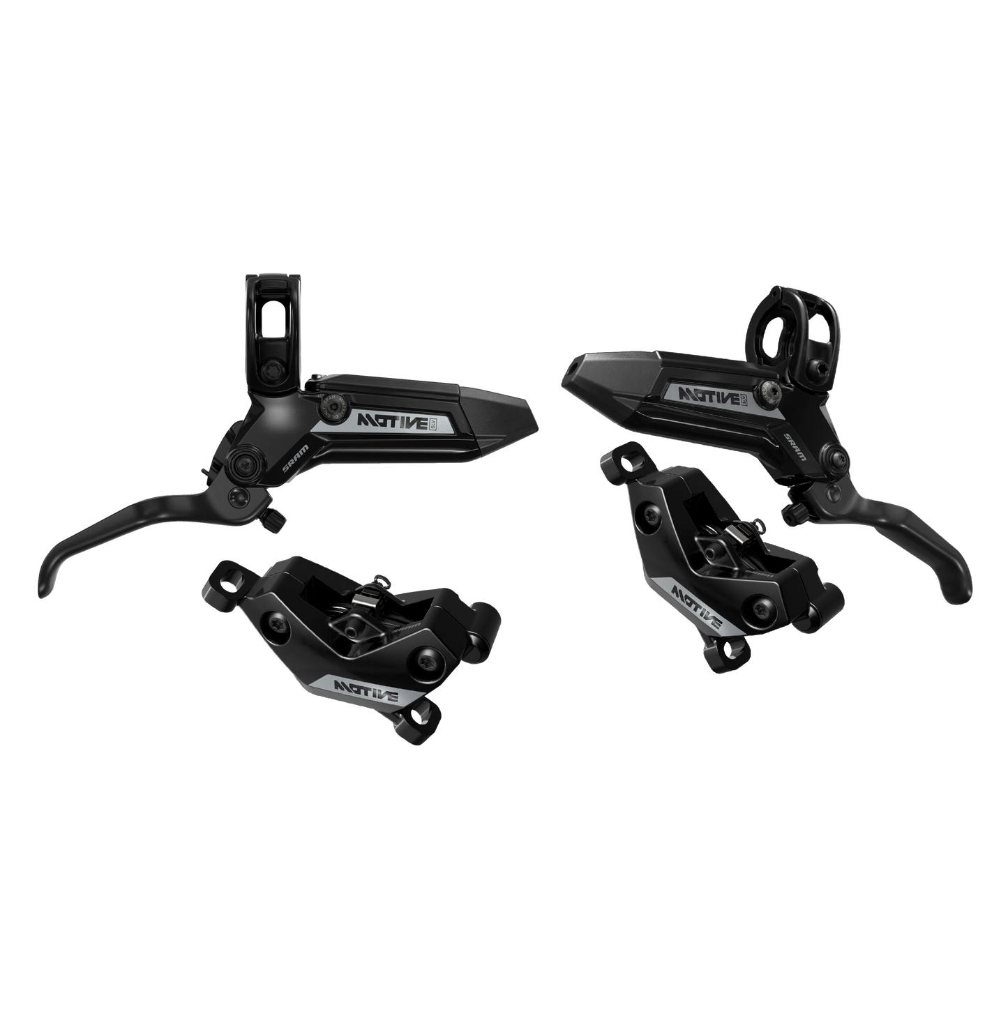 Par de frenos SRAM MOTIVE SILVER Negro