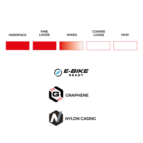 Neumático VITTORIA Syerra 29x2.6 Trail Graphene 2.0 Tubeless Ready Soft Black