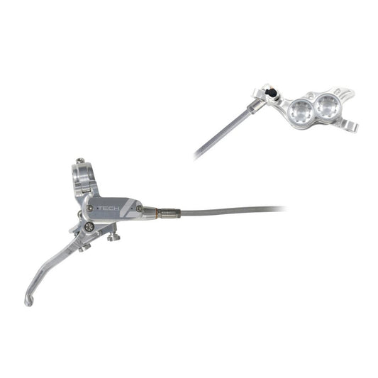 HOPE TECH 4 E4 Freno Trasero Aviación Latiguillo Freno Plata