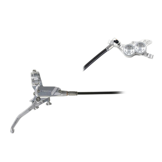 HOPE TECH 4 E4 Freno trasero Plata