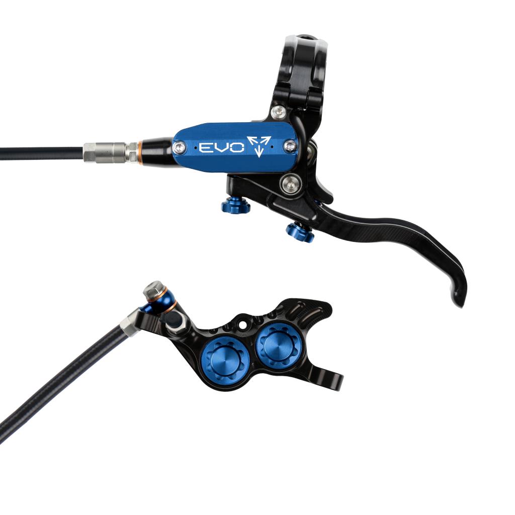 Freno delantero HOPE TECH 4 EVO GR4 Negro/Azul