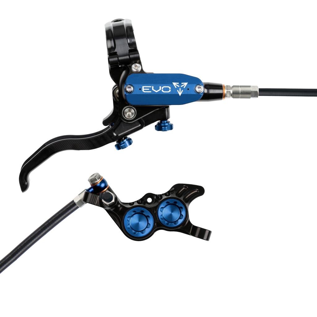 Freno trasero HOPE TECH 4 EVO GR4 Negro/Azul