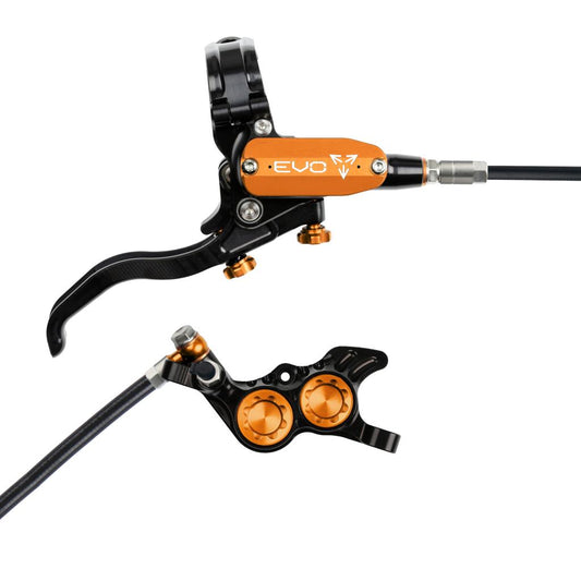 Freno trasero HOPE TECH 4 EVO GR4 Negro/Naranja