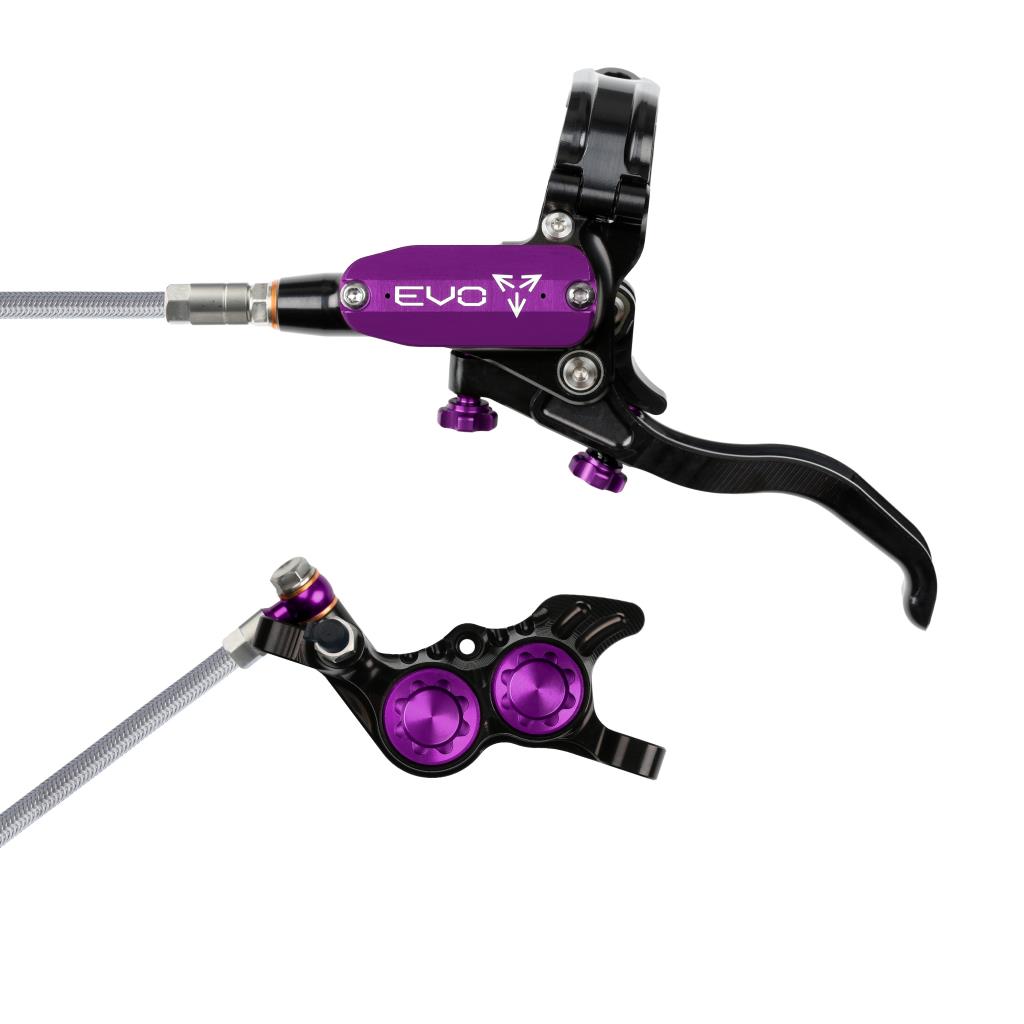 Freno delantero HOPE TECH 4 EVO GR4 Aviation Negro/Violeta