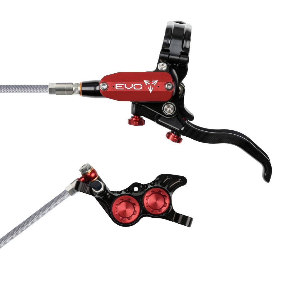Freno delantero HOPE TECH 4 EVO GR4 Aviation Negro/Rojo