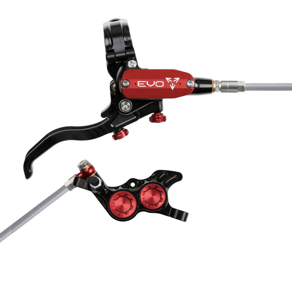 Freno trasero HOPE TECH 4 EVO GR4 Aviation Negro/Rojo