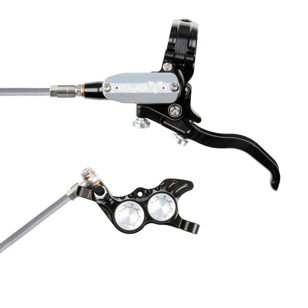 Freno delantero HOPE TECH 4 EVO GR4 Aviation Negro/Plata