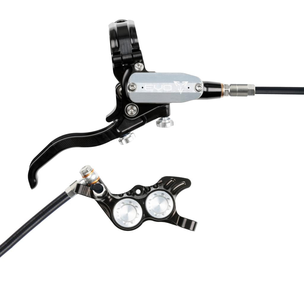 Freno trasero HOPE TECH 4 EVO GR4 Negro/Plata