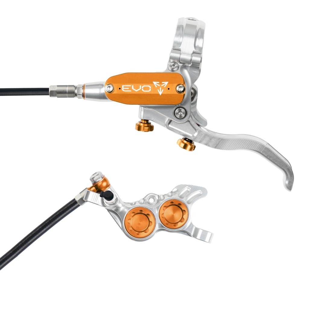 Freno delantero HOPE TECH 4 EVO GR4 Plata/Naranja