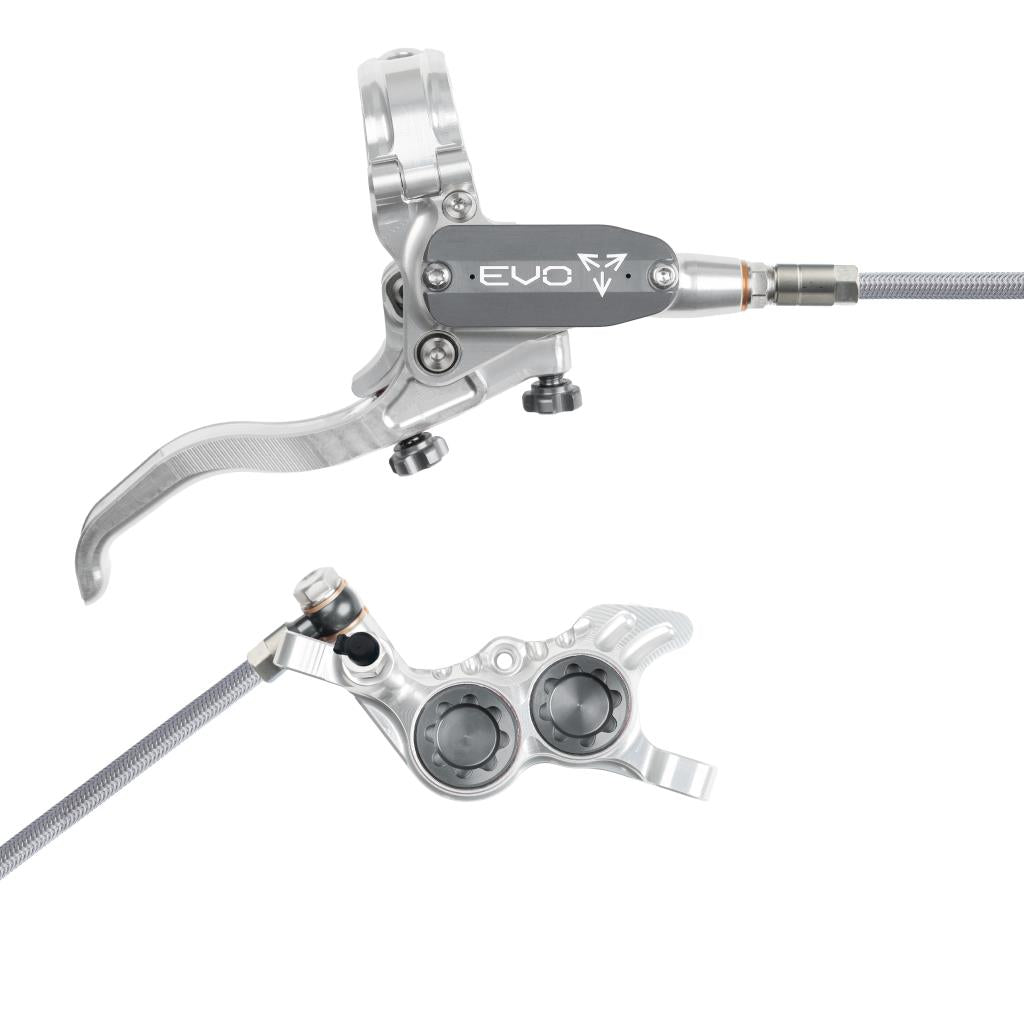 Freno trasero HOPE TECH 4 EVO GR4 Aviation Plata/Humo