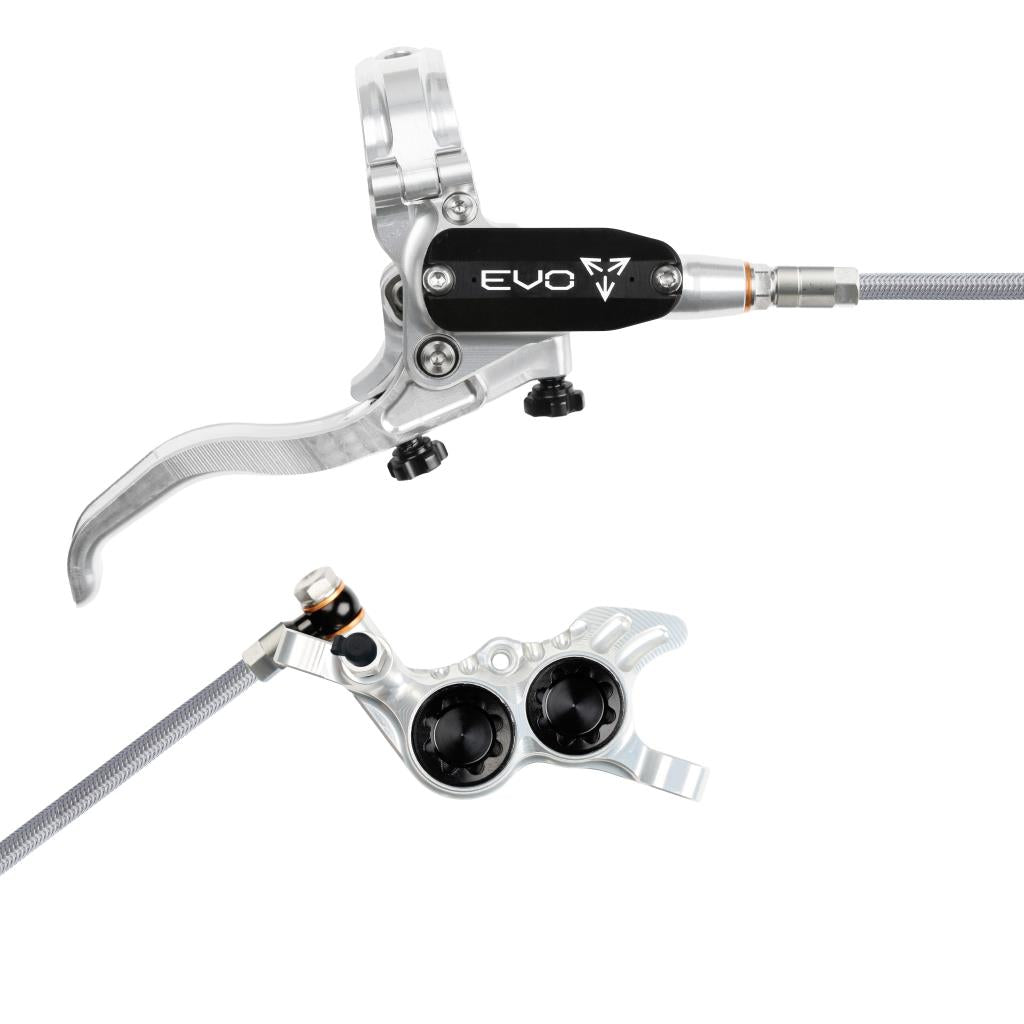 Freno trasero HOPE TECH 4 EVO GR4 Aviation Plata/Negro