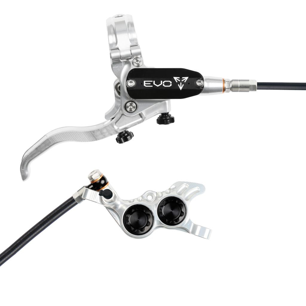 Freno trasero HOPE TECH 4 EVO GR4 Plata/Negro