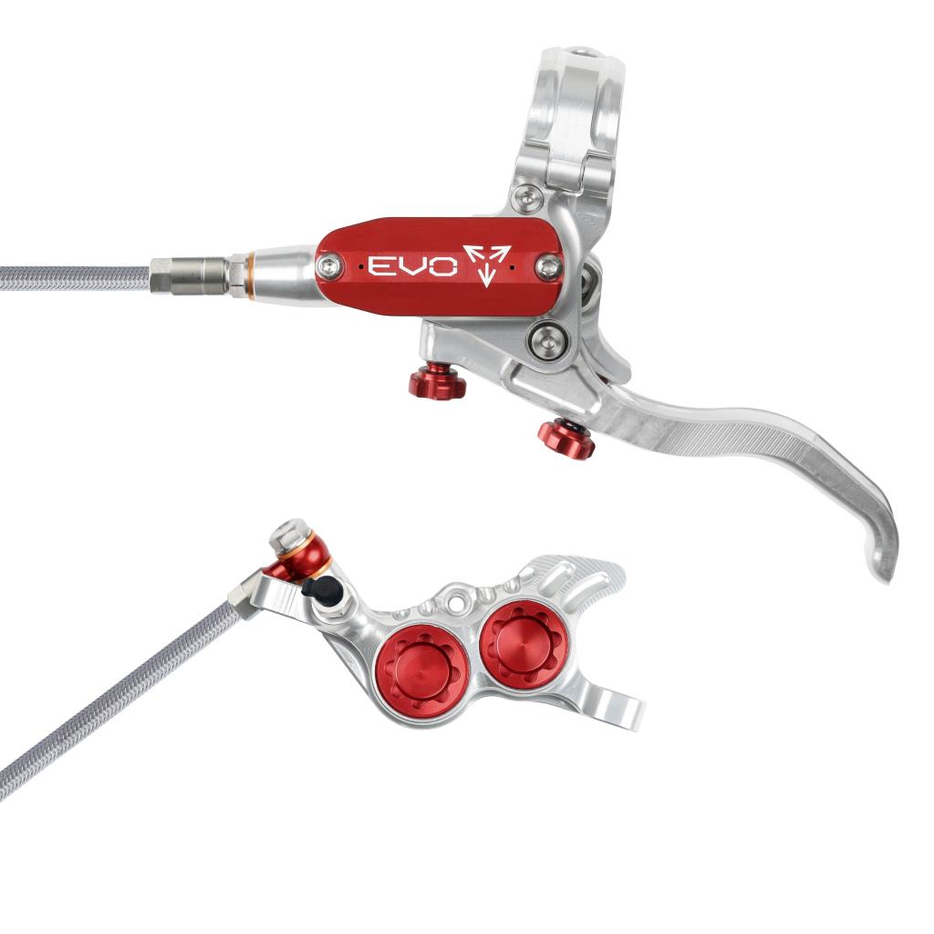 Freno delantero HOPE TECH 4 EVO GR4 Aviation Plata/Rojo