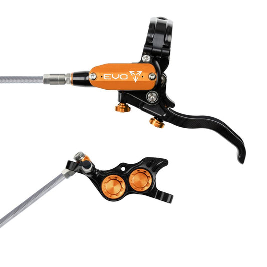 Freno delantero HOPE TECH 4 EVO TR4 Aviation Negro/Naranja