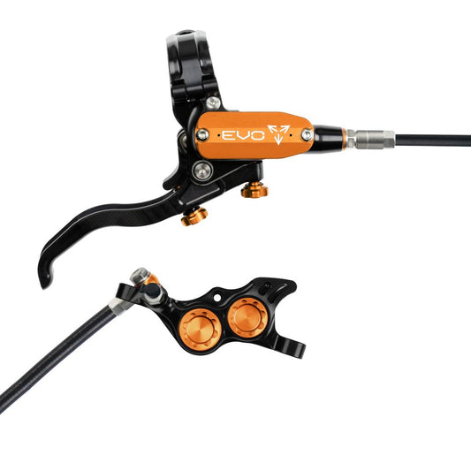 Freno trasero HOPE TECH 4 EVO TR4 Negro/Naranja