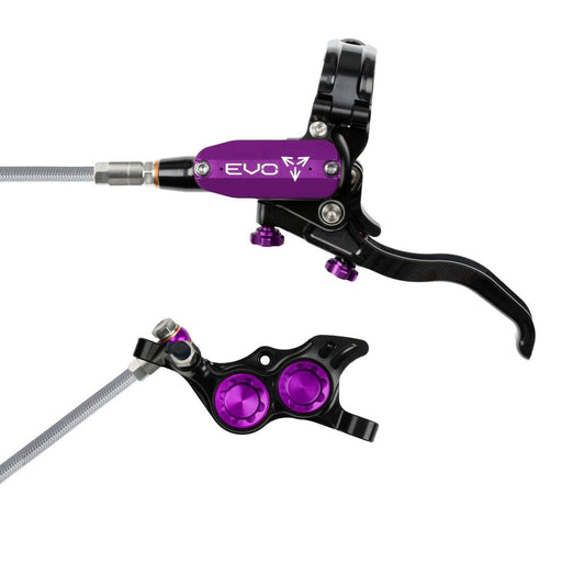 Freno delantero HOPE TECH 4 EVO TR4 Aviation Negro/Violeta