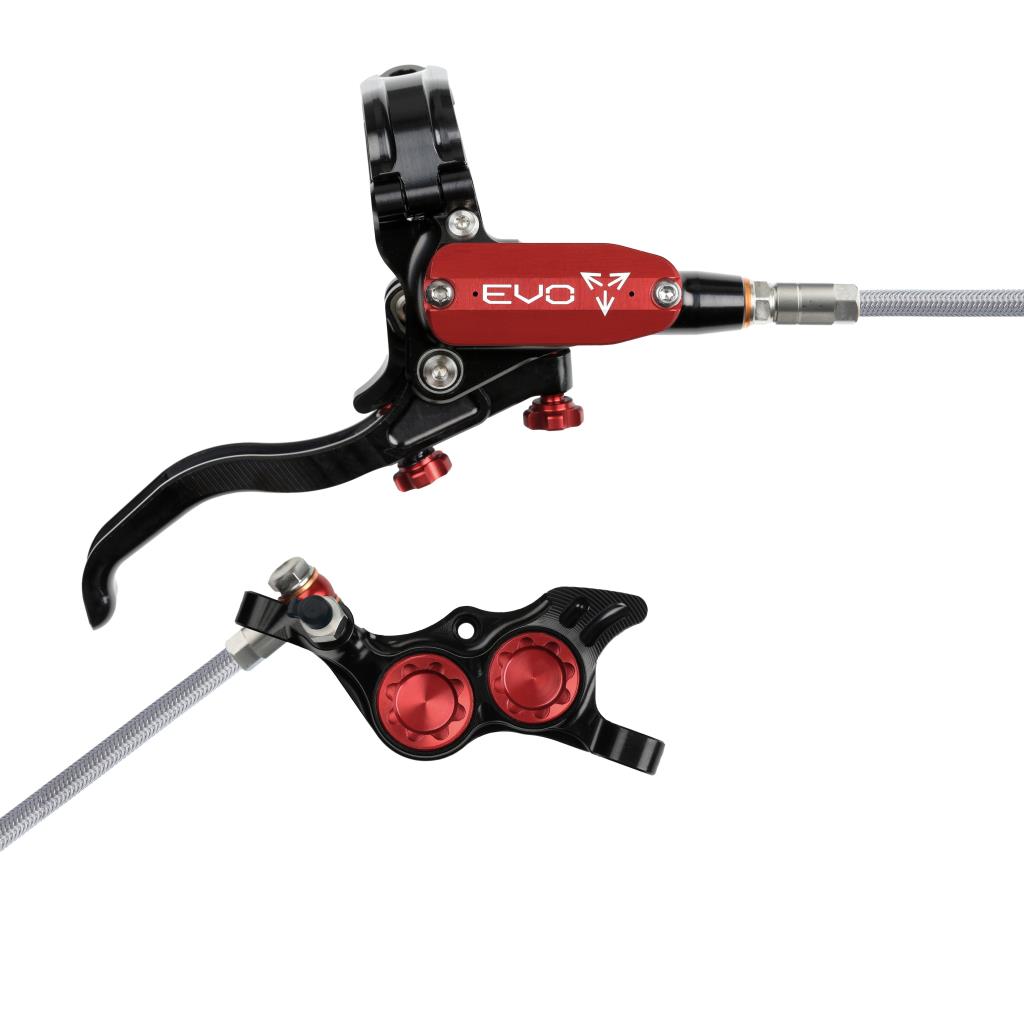 Freno trasero HOPE TECH 4 EVO TR4 Aviation Negro/Rojo