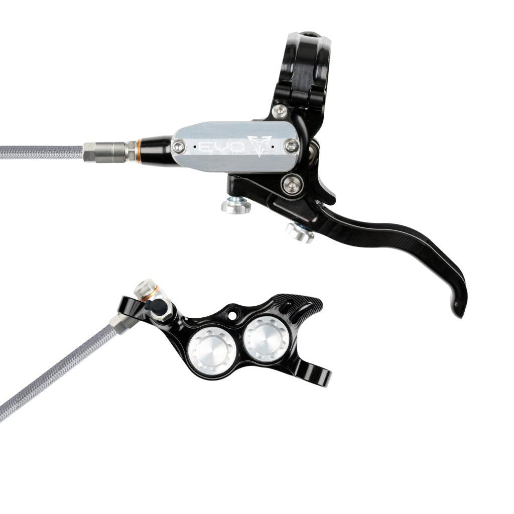 Freno delantero HOPE TECH 4 EVO TR4 Aviation Negro/Plata