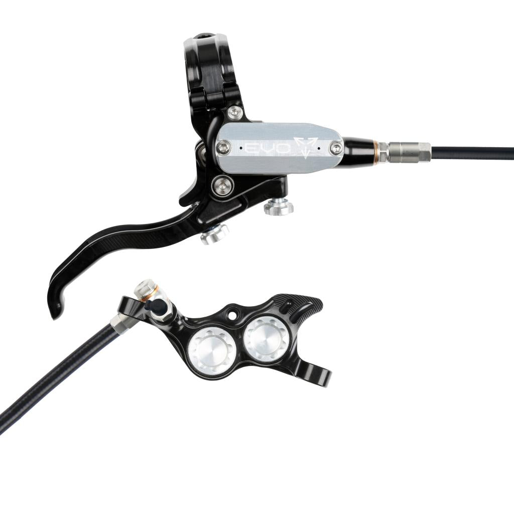 Freno trasero HOPE TECH 4 EVO TR4 Negro/Plata