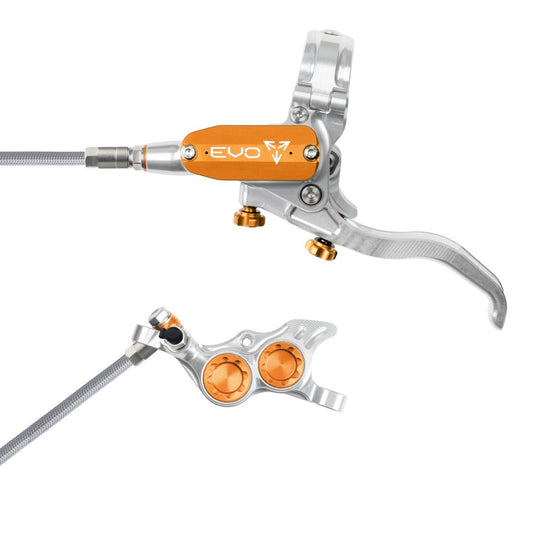 Freno delantero HOPE TECH 4 EVO TR4 Aviation Plata/Naranja