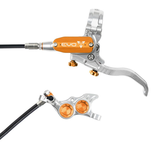 Freno delantero HOPE TECH 4 EVO TR4 Plata/Naranja