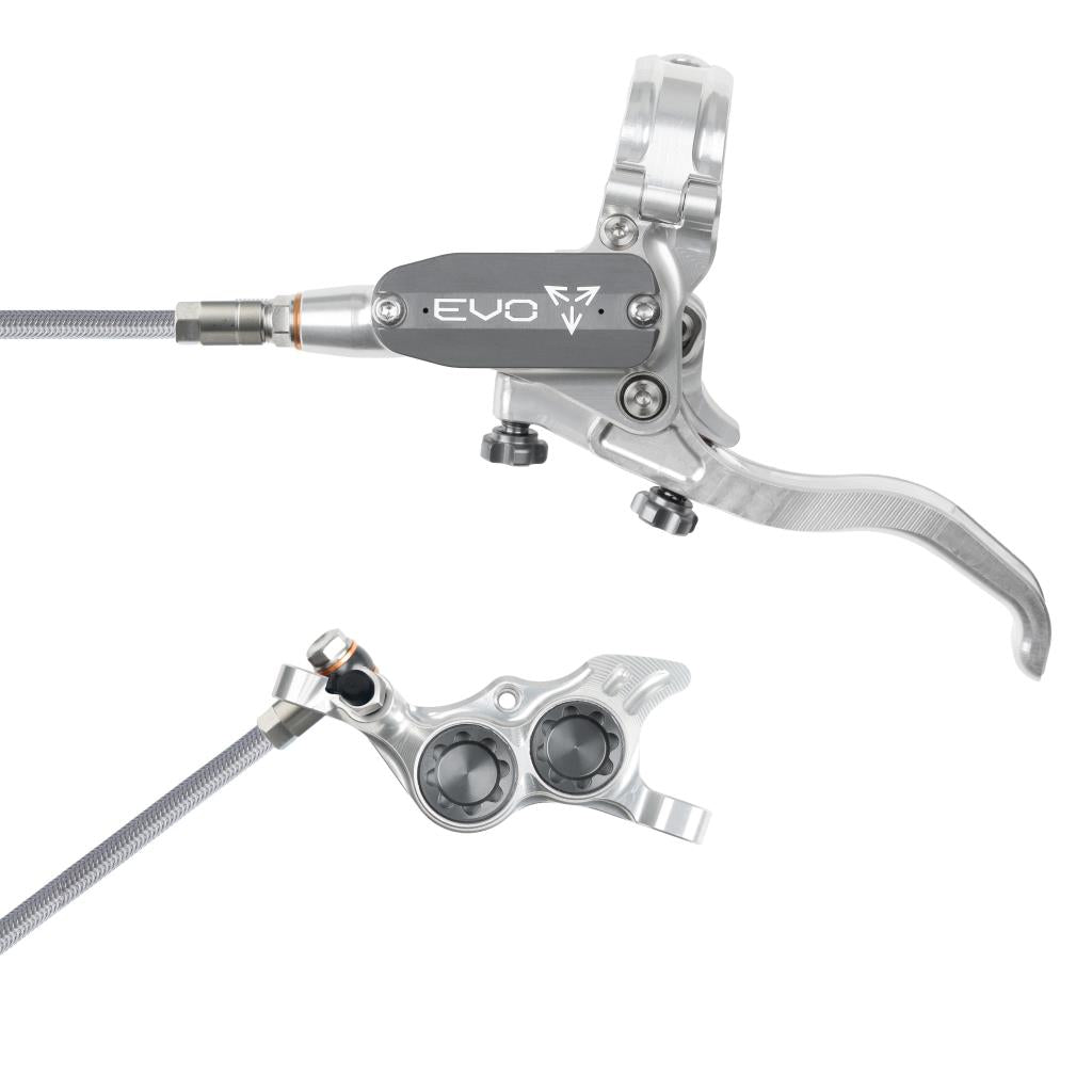Freno delantero HOPE TECH 4 EVO TR4 Aviation Silver/Smoke