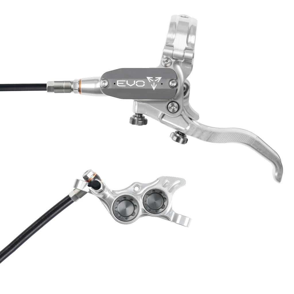 Freno delantero HOPE TECH 4 EVO TR4 Plata/Humo