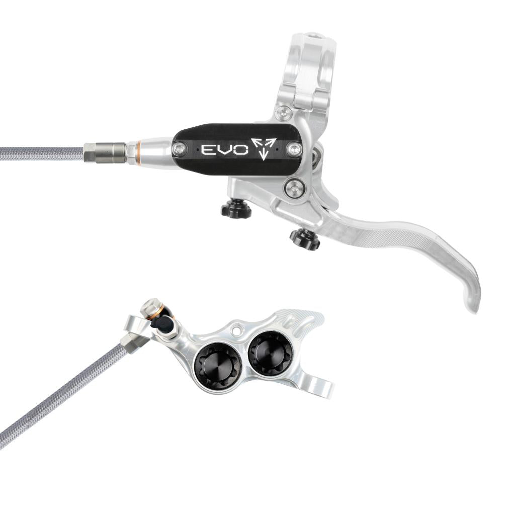 Freno delantero HOPE TECH 4 EVO TR4 Aviation Plata/Negro