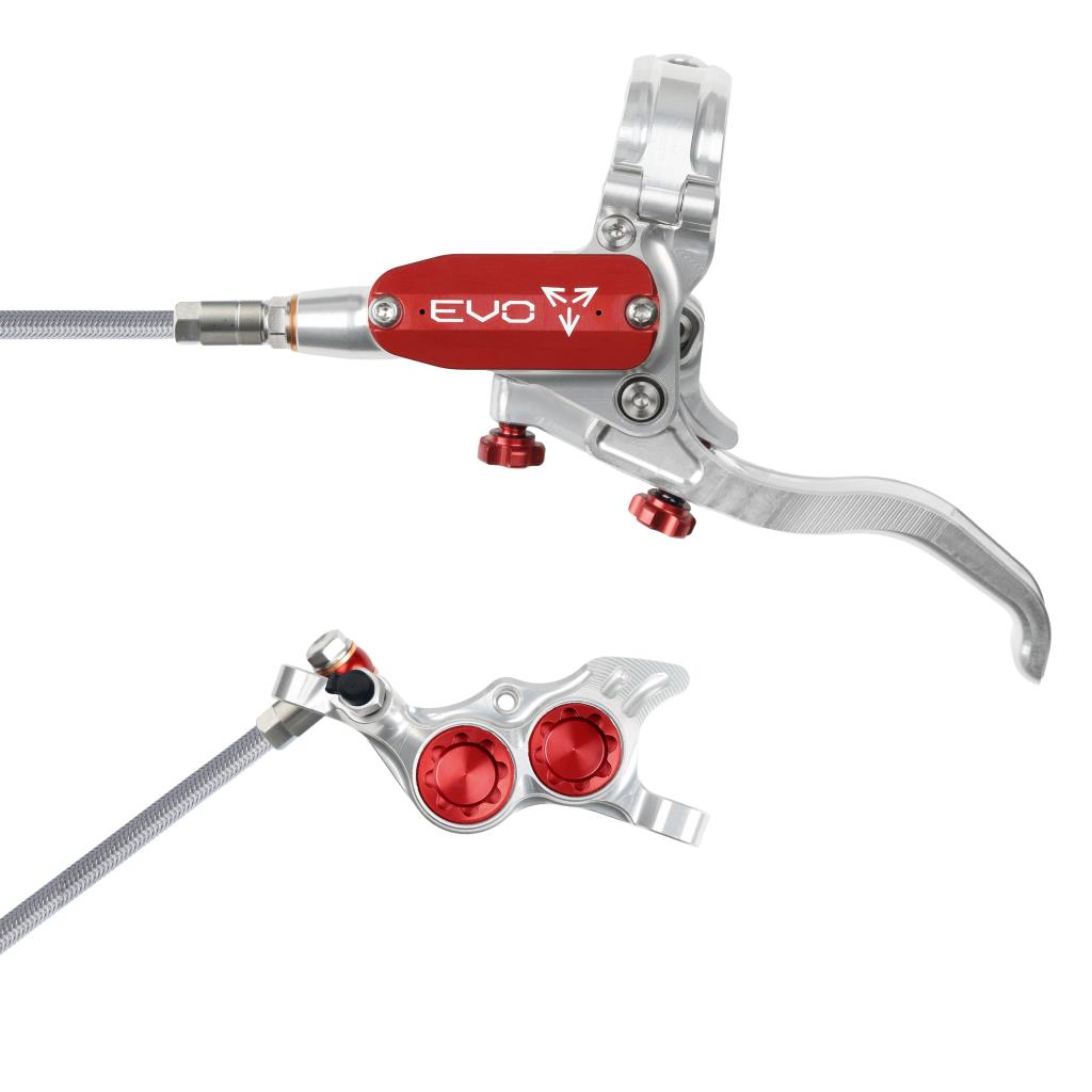 Freno delantero HOPE TECH 4 EVO TR4 Aviation Plata/Rojo