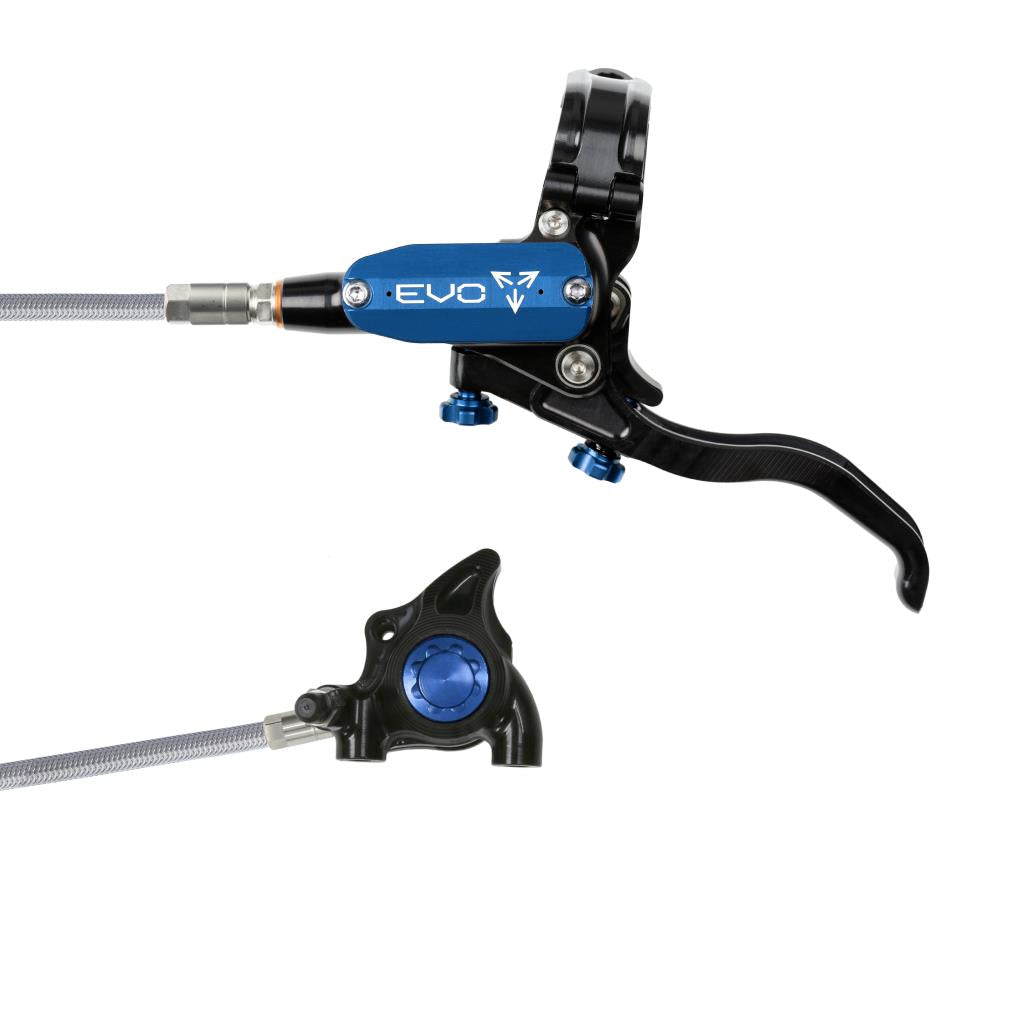 Freno delantero HOPE TECH 4 EVO X2 FM Aviation Negro/Azul