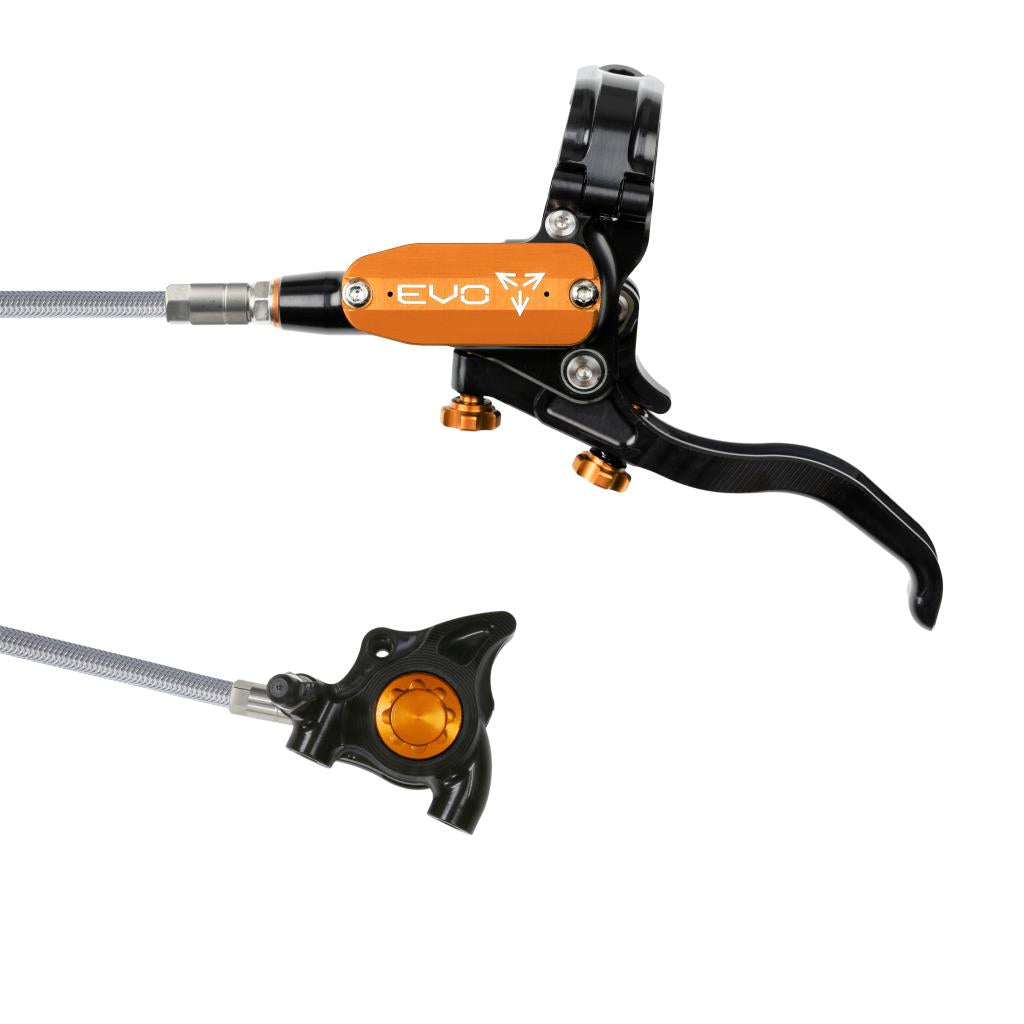 Freno delantero HOPE TECH 4 EVO X2 FM Aviation Negro/Naranja