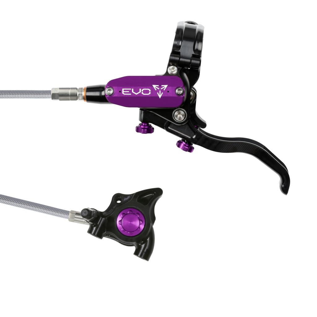 Freno delantero HOPE TECH 4 EVO X2 FM Aviation Negro/Morado