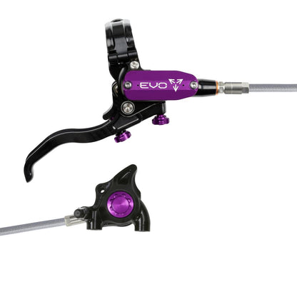 Freno Trasero HOPE TECH 4 EVO X2 FM Aviation Negro/Violeta