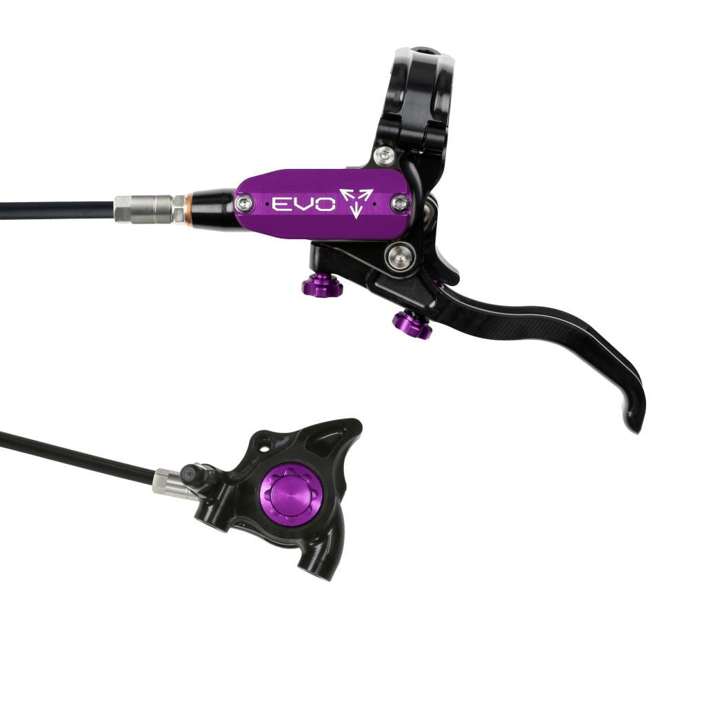 Freno delantero HOPE TECH 4 EVO X2 FM Negro/Violeta