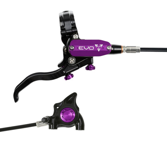 Freno trasero HOPE TECH 4 EVO X2 FM Negro/Violeta