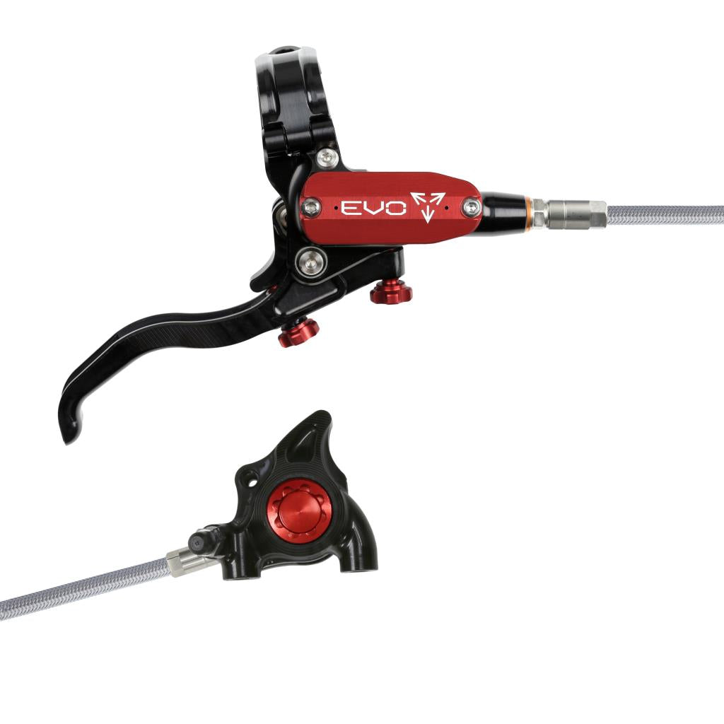 Freno trasero HOPE TECH 4 EVO X2 FM Aviation Negro/Rojo