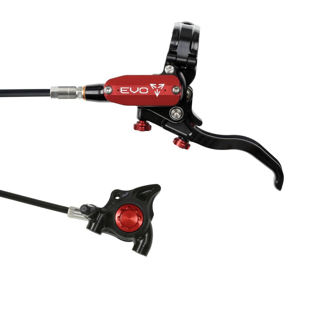 Freno delantero HOPE TECH 4 EVO X2 FM Negro/Rojo